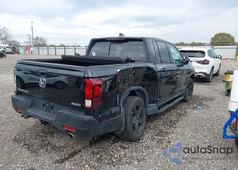 2021 Honda Ridgeline Black Edition из США, поврежденный, VIN 5FPYK3F89MB016093